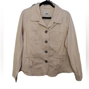 Cream Colored Light Weight Jacket or Blazer